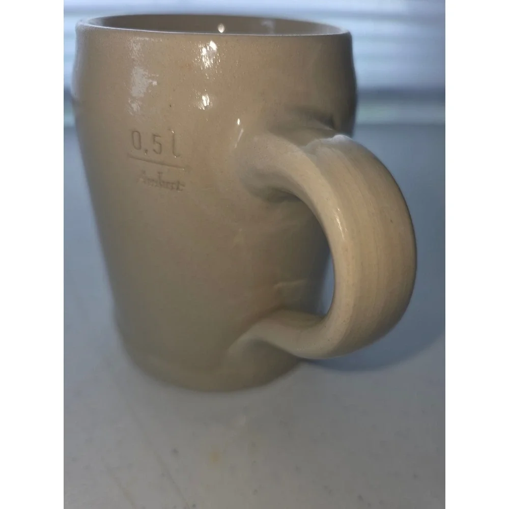 Vintage Stuttgarter Hofbräu German Beer Stein Ceramic Mug So ein Bier Ambest